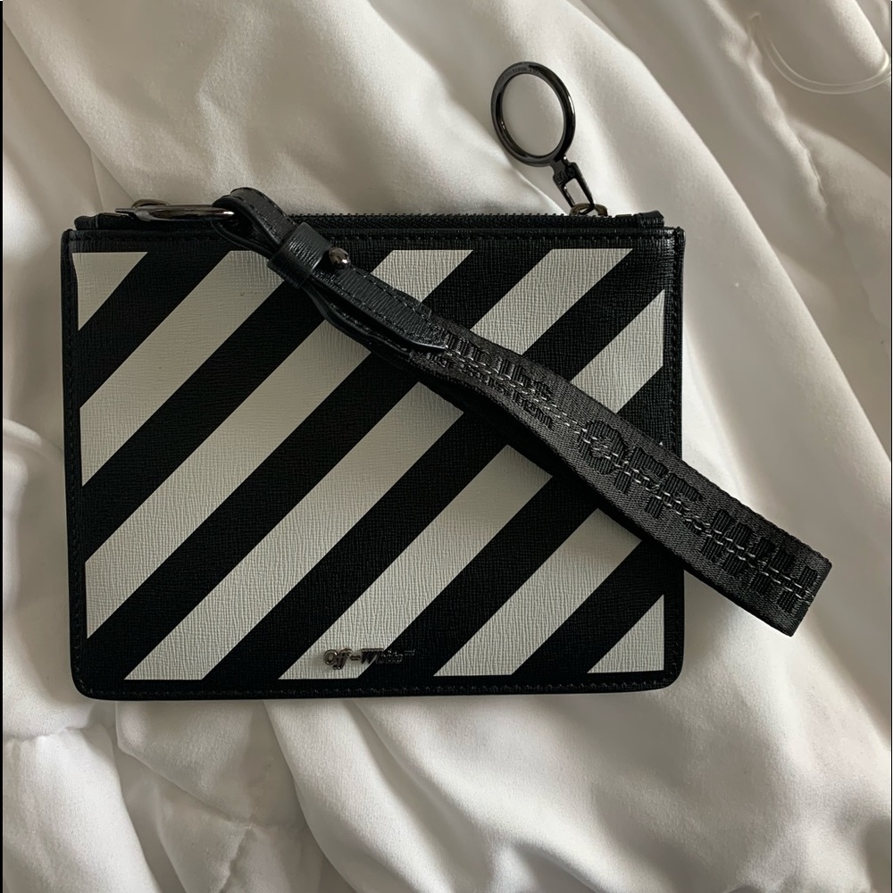 Off White Flat Pouch